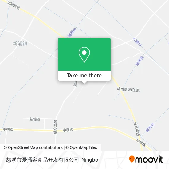 慈溪市爱擂客食品开发有限公司 map