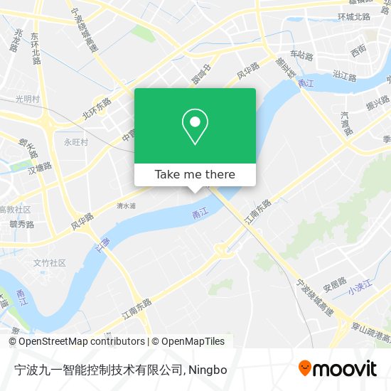 宁波九一智能控制技术有限公司 map