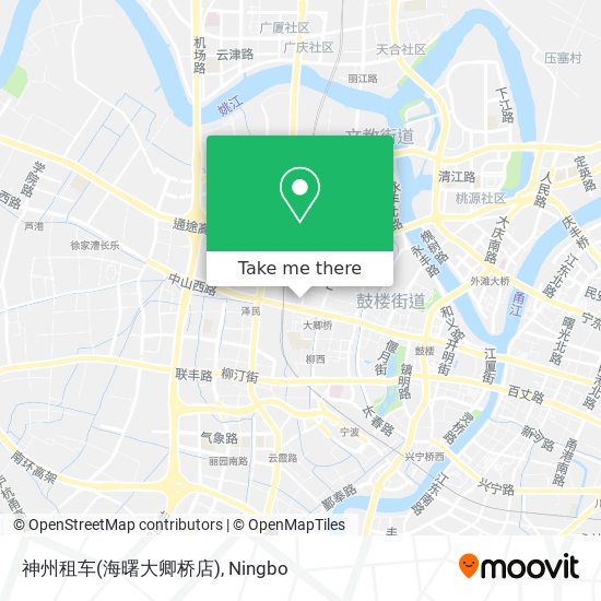 神州租车(海曙大卿桥店) map