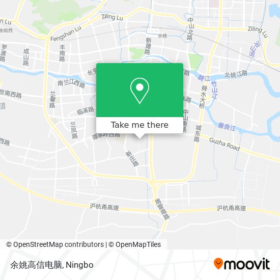 余姚高信电脑 map