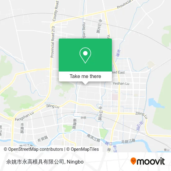 余姚市永高模具有限公司 map