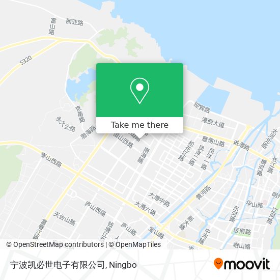 宁波凯必世电子有限公司 map