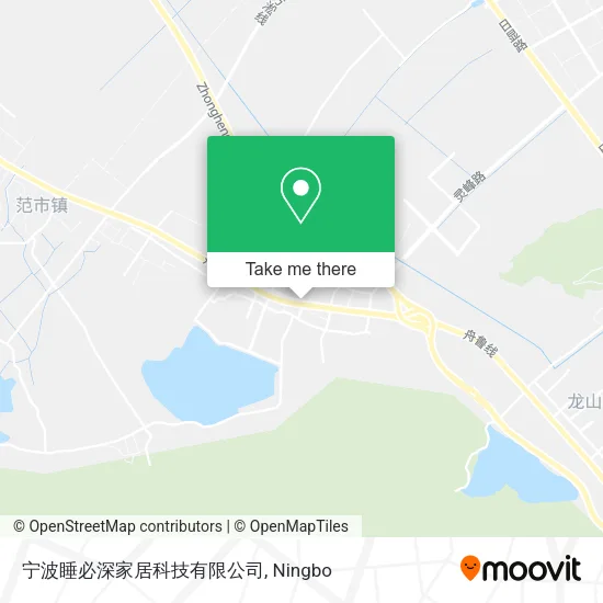 宁波睡必深家居科技有限公司 map