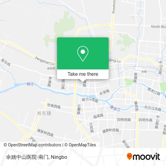 余姚中山医院-南门 map
