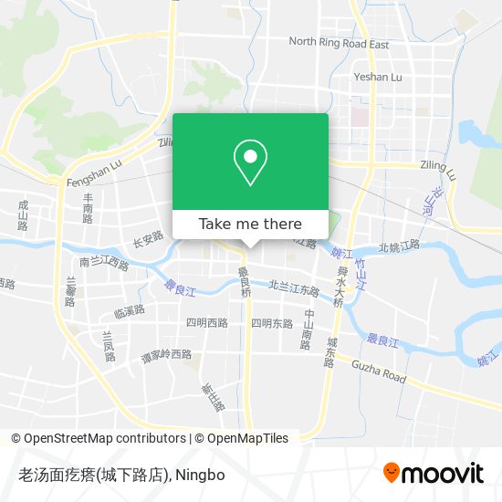 老汤面疙瘩(城下路店) map