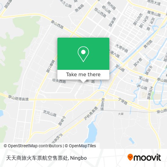 天天商旅火车票航空售票处 map