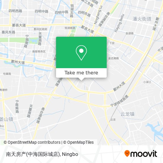 南天房产(中海国际城店) map
