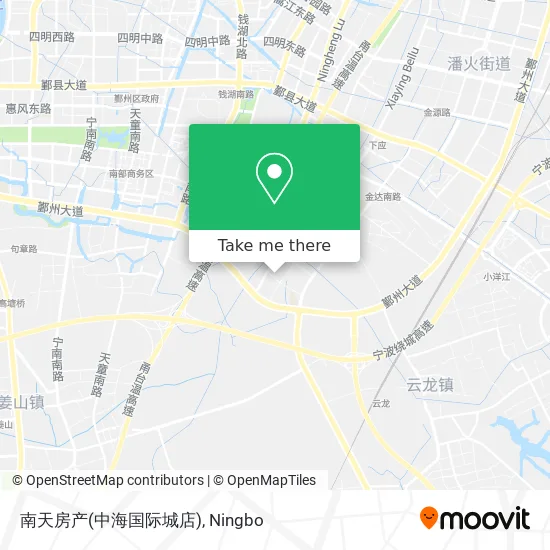 南天房产(中海国际城店) map