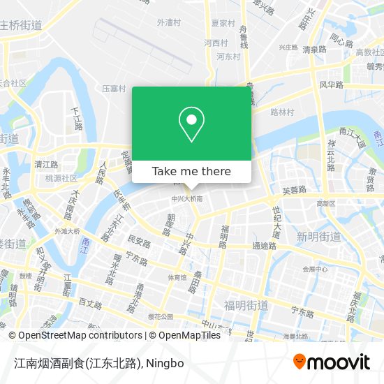 江南烟酒副食(江东北路) map
