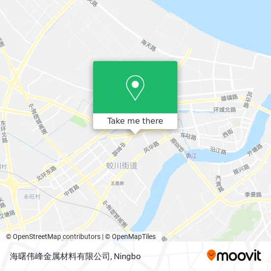 海曙伟峰金属材料有限公司 map