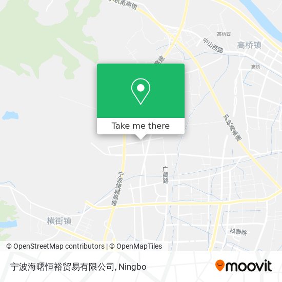 宁波海曙恒裕贸易有限公司 map