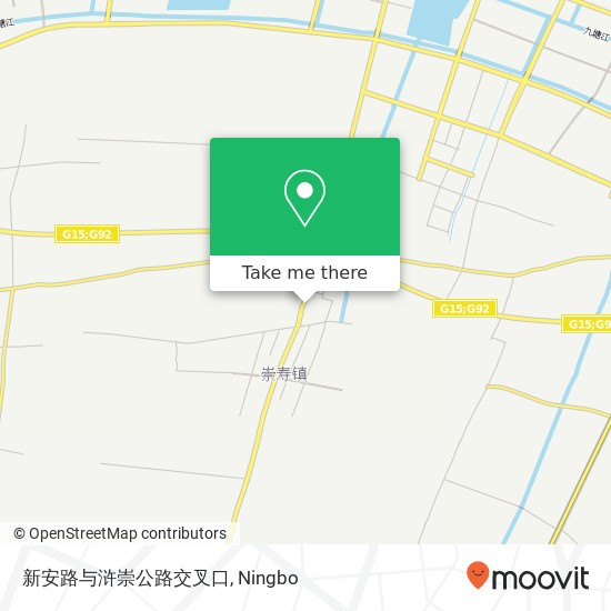 新安路与浒崇公路交叉口 map