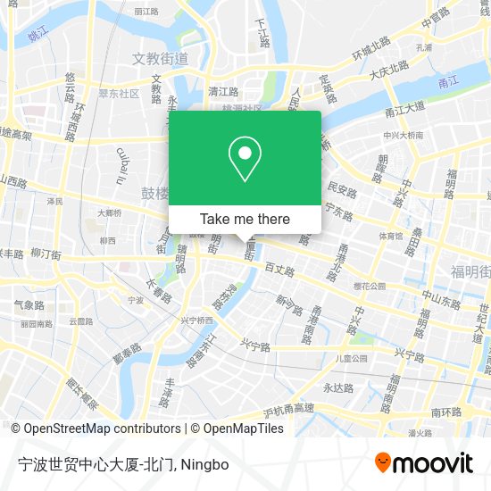 宁波世贸中心大厦-北门 map