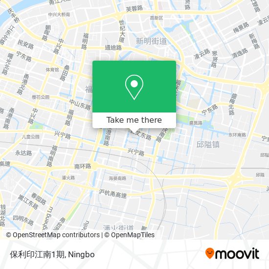 保利印江南1期 map