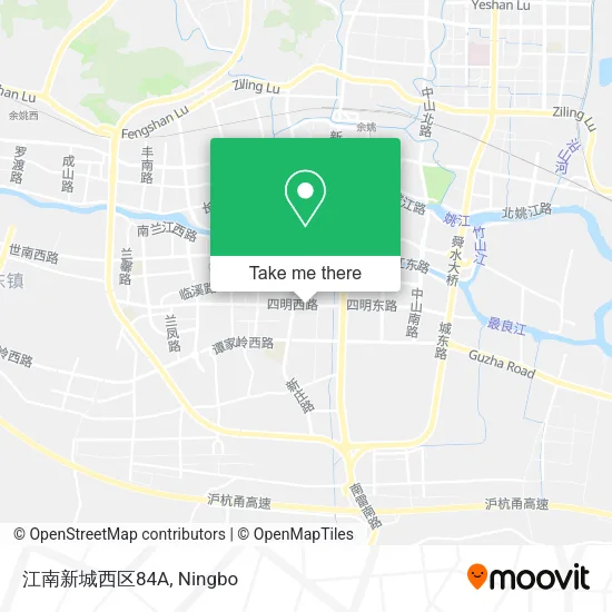江南新城西区84A map