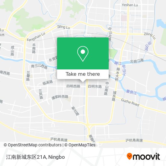 江南新城东区21A map