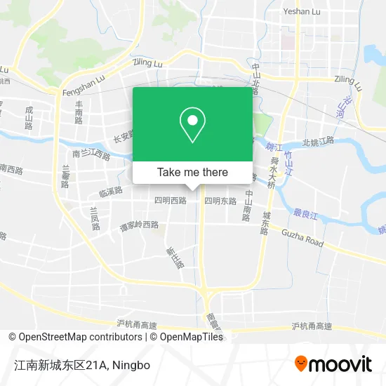 江南新城东区21A map