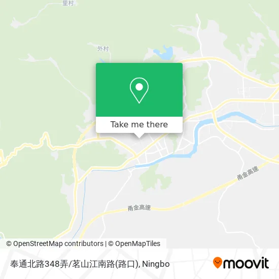 奉通北路348弄/茗山江南路(路口) map