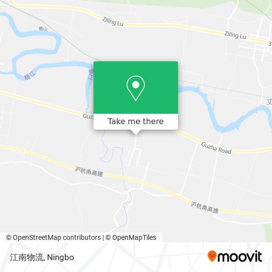 江南物流 map