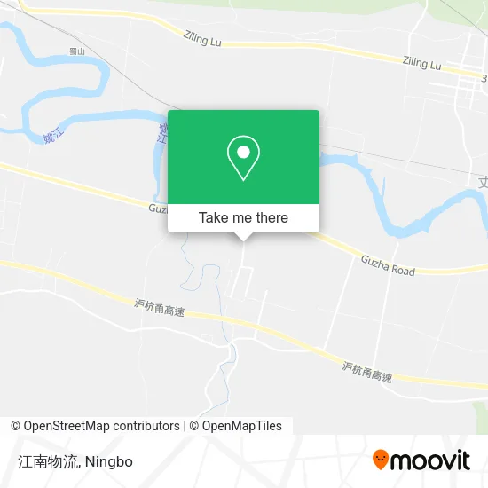 江南物流 map