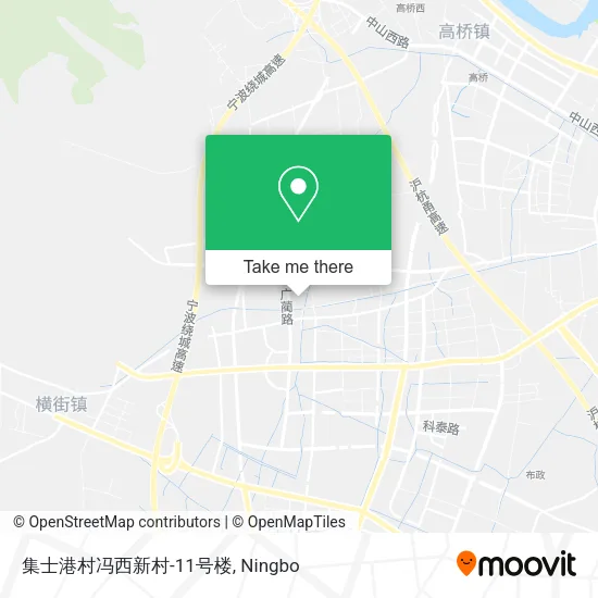 集士港村冯西新村-11号楼 map