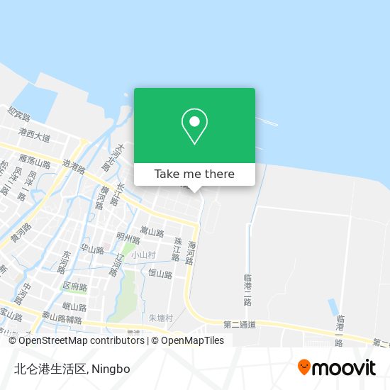 北仑港生活区 map