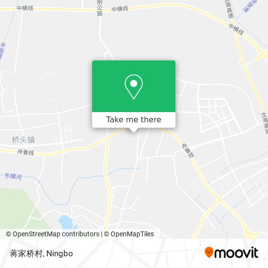 蒋家桥村 map