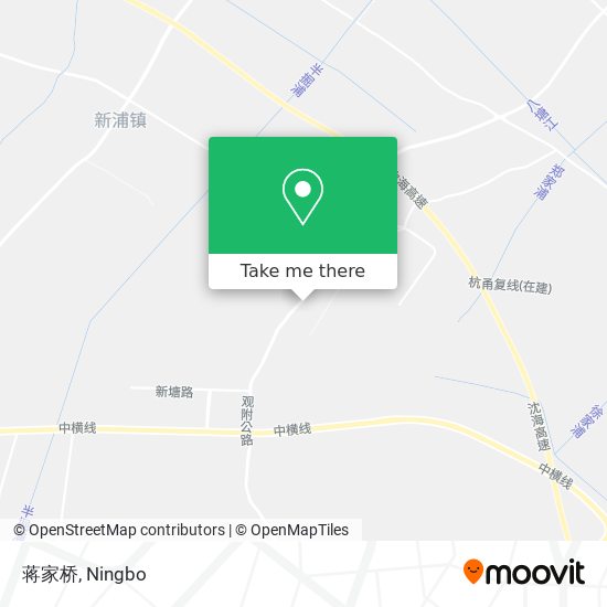 蒋家桥 map