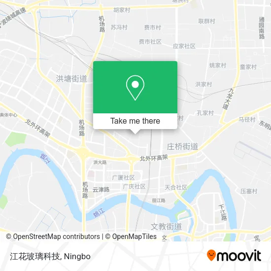 江花玻璃科技 map