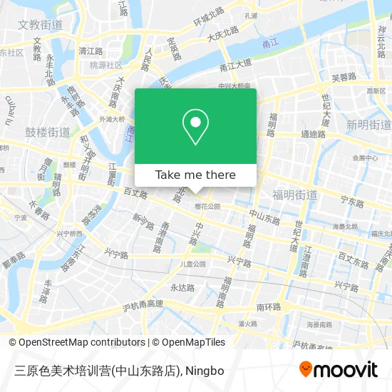 三原色美术培训营(中山东路店) map