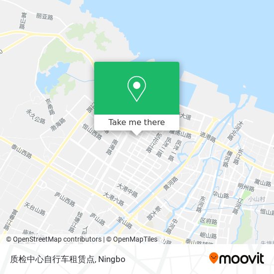 质检中心自行车租赁点 map