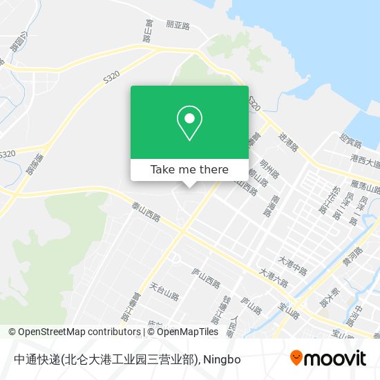 中通快递(北仑大港工业园三营业部) map
