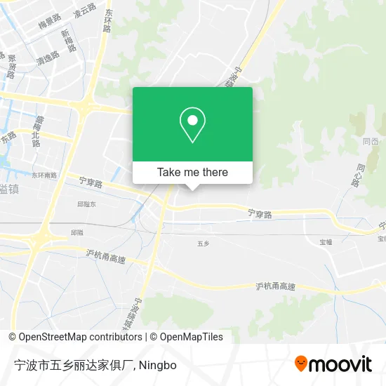 宁波市五乡丽达家俱厂 map