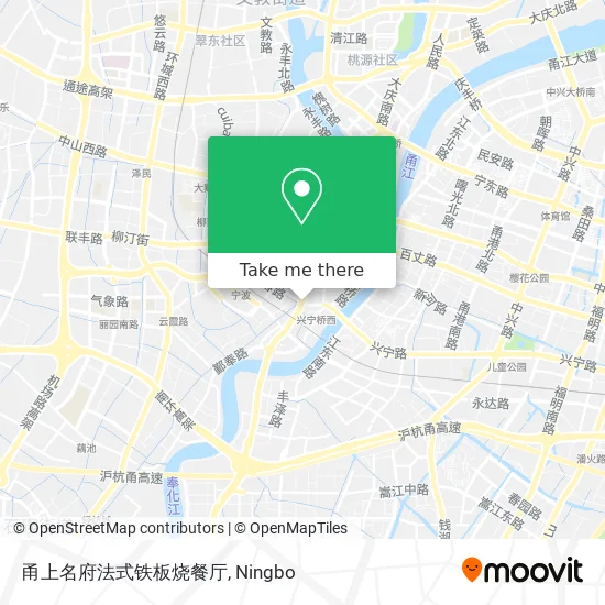 甬上名府法式铁板烧餐厅 map