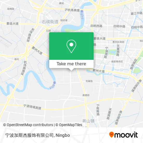 宁波加斯杰服饰有限公司 map
