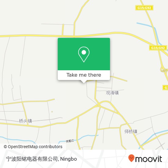 宁波阳铭电器有限公司 map