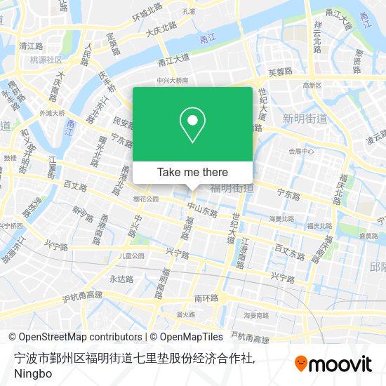 宁波市鄞州区福明街道七里垫股份经济合作社 map