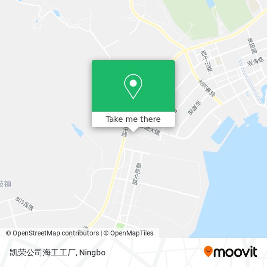 凯荣公司海工工厂 map