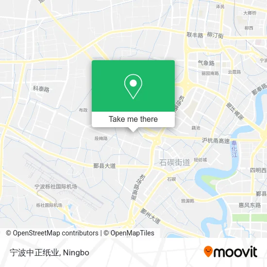 宁波中正纸业 map