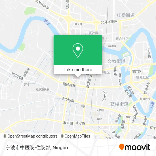 宁波市中医院-住院部 map