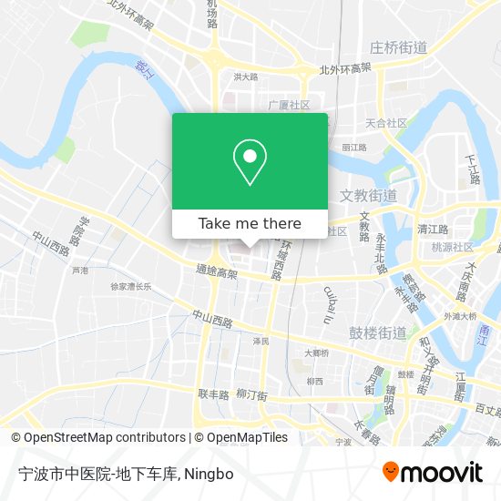 宁波市中医院-地下车库 map