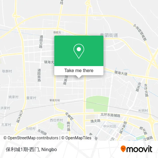 保利城1期-西门 map
