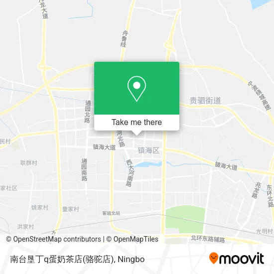 南台垦丁q蛋奶茶店(骆驼店) map