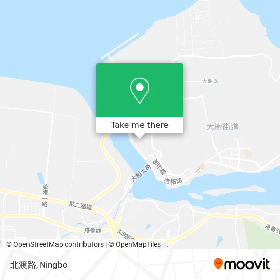 北渡路 map