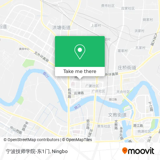 宁波技师学院-东1门 map