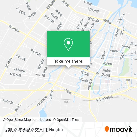 启明路与学思路交叉口 map