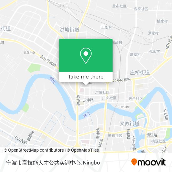 宁波市高技能人才公共实训中心 map