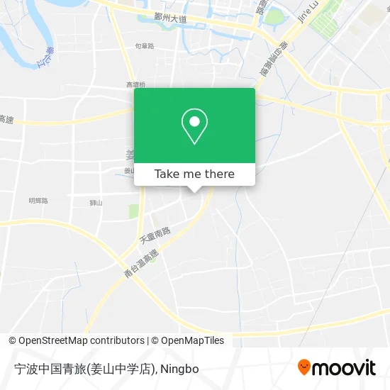 宁波中国青旅(姜山中学店) map