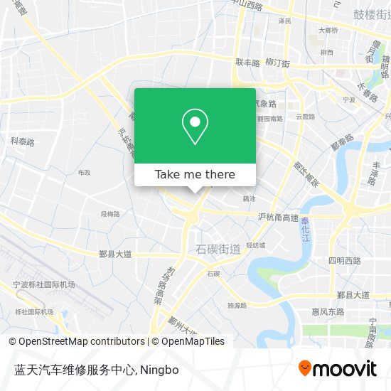 蓝天汽车维修服务中心 map