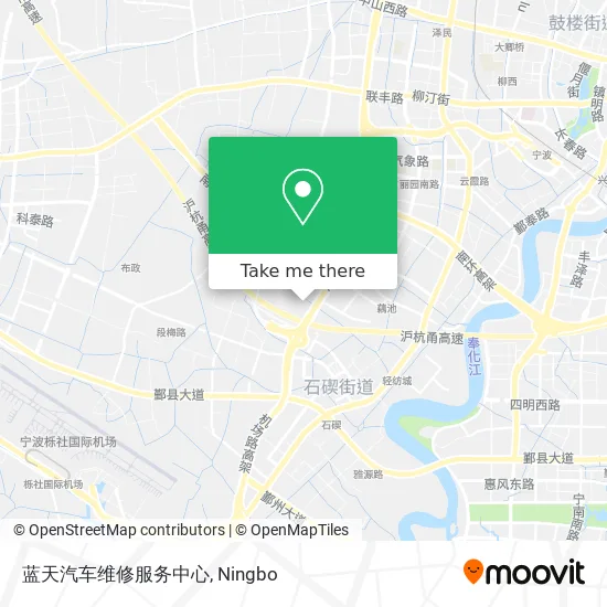蓝天汽车维修服务中心 map